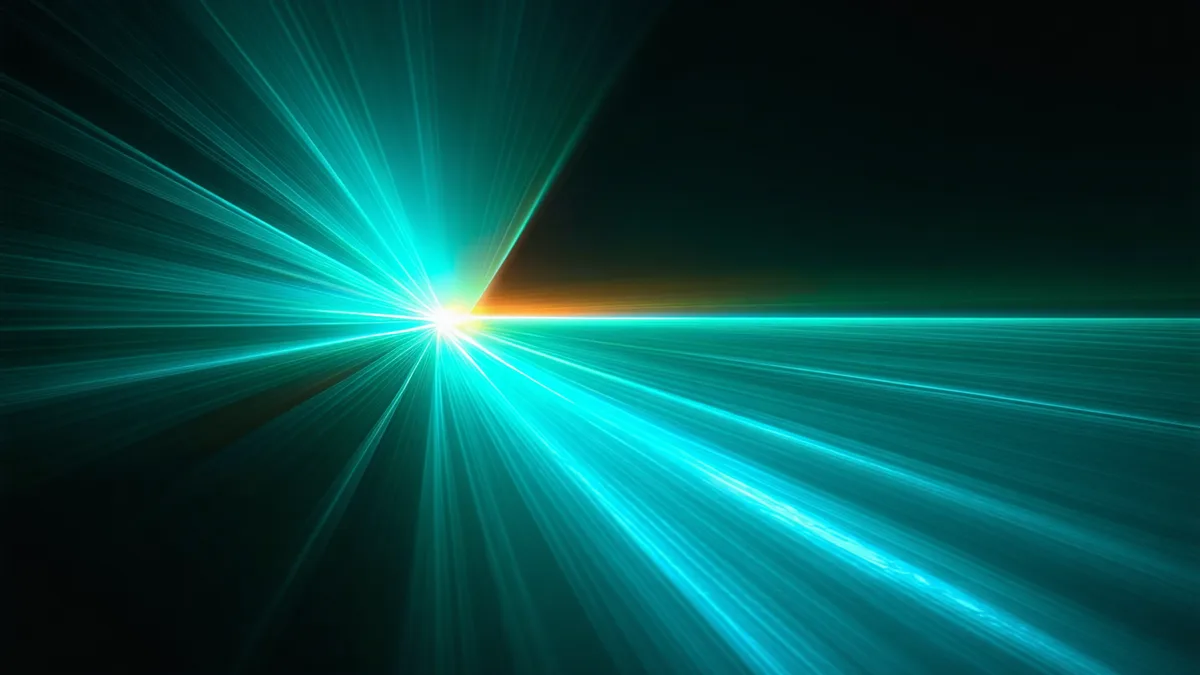 Abstract funnel visualization connecting community signals to pipeline outcomes