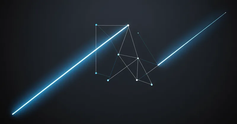 Abstract metric visualization suggesting amplified output