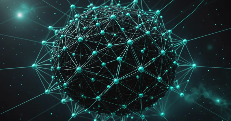 Visual metaphor for a codebase knowledge graph being built