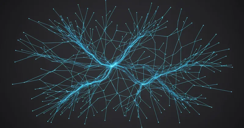 Visual showing ambiguous input being resolved into clear output paths